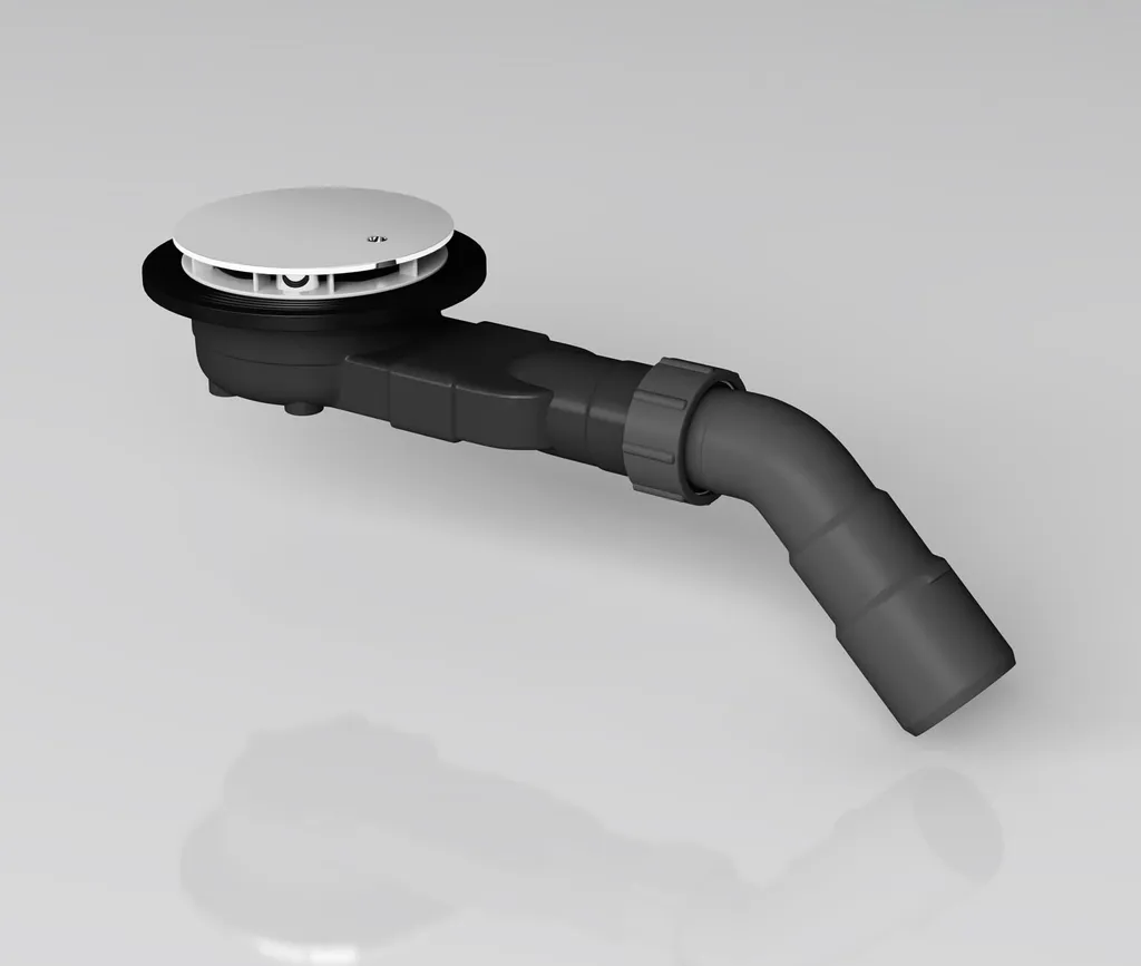 Piletta Doccia doporro AL05 90mm con Sifone - Qualità Italiana