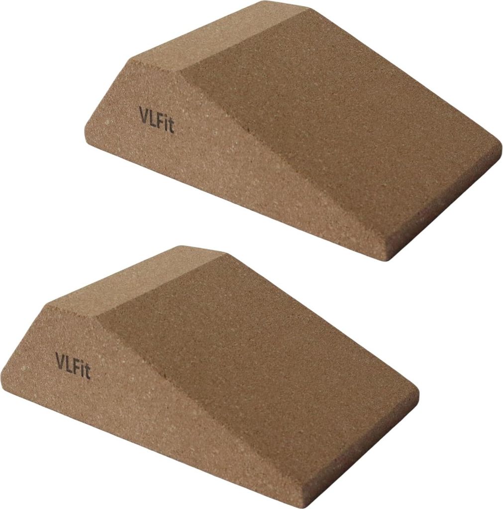 2 Stück Anti-Rutsch Squat Wedge Blöcke für Bein-Dehnungen - Produktbild 