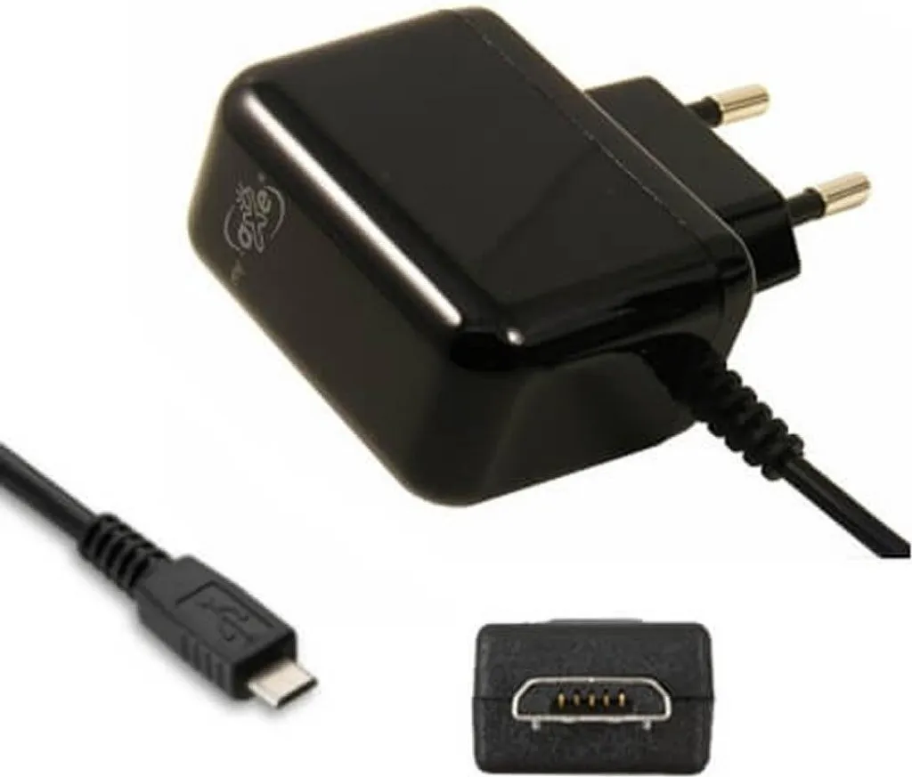 Chargeur mural noir compact et robuste - Chargeur USB universel 10 Watts