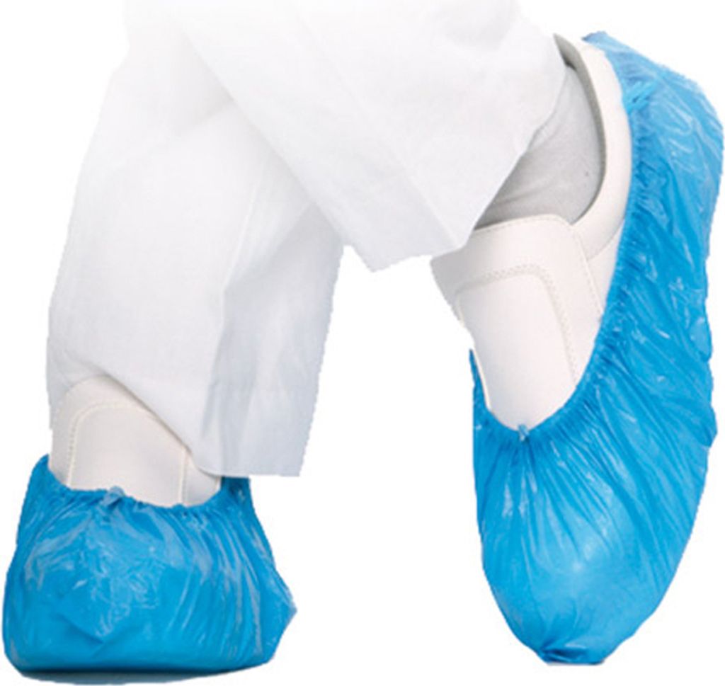 HYGOSTAR CPE-Überschuh "HYGOMAT" blau Stärke: 0,06 mm Einheitsgröße 110 Stück
