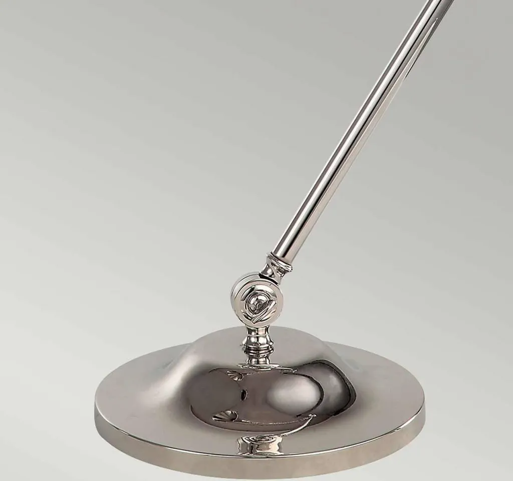 Lampe Provence Elstead Nickel Poli - Éclairage de bureau ajustable 59cm - 9