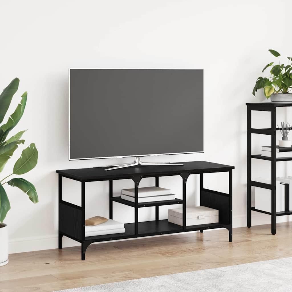 Maison Exclusive - TV-Schränk Schwarz Eichen-Optik 100 x 35 x 45 cm