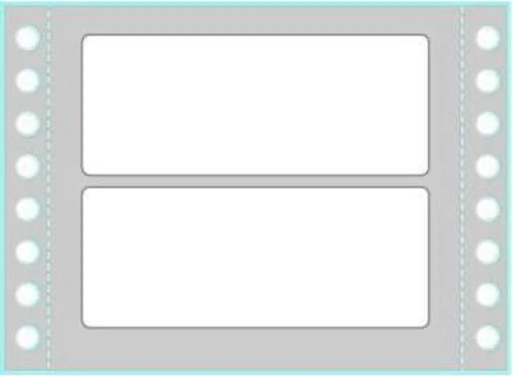 Étiquettes autocollantes pour imprimante blanche Tico TAB1-0893 A4