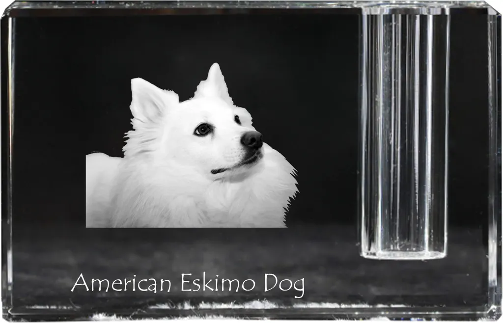 Organizer Cristallo Cane American Eskimo Dog Art-Dog | Design Unico