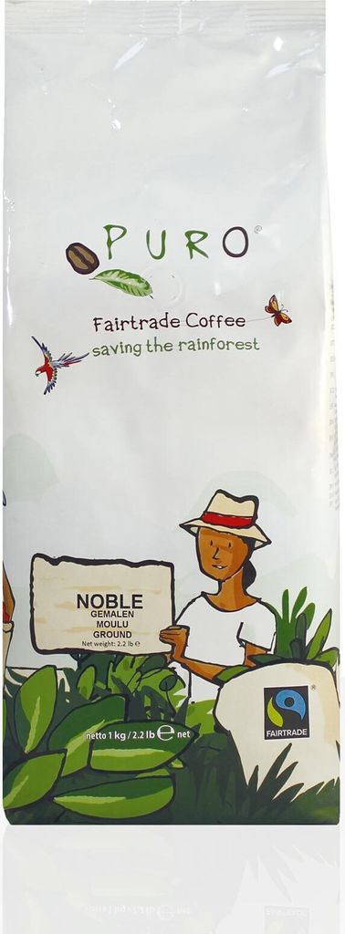 Miko Puro Noble Fairtrade - 1kg Crema Kaffee gemahlen