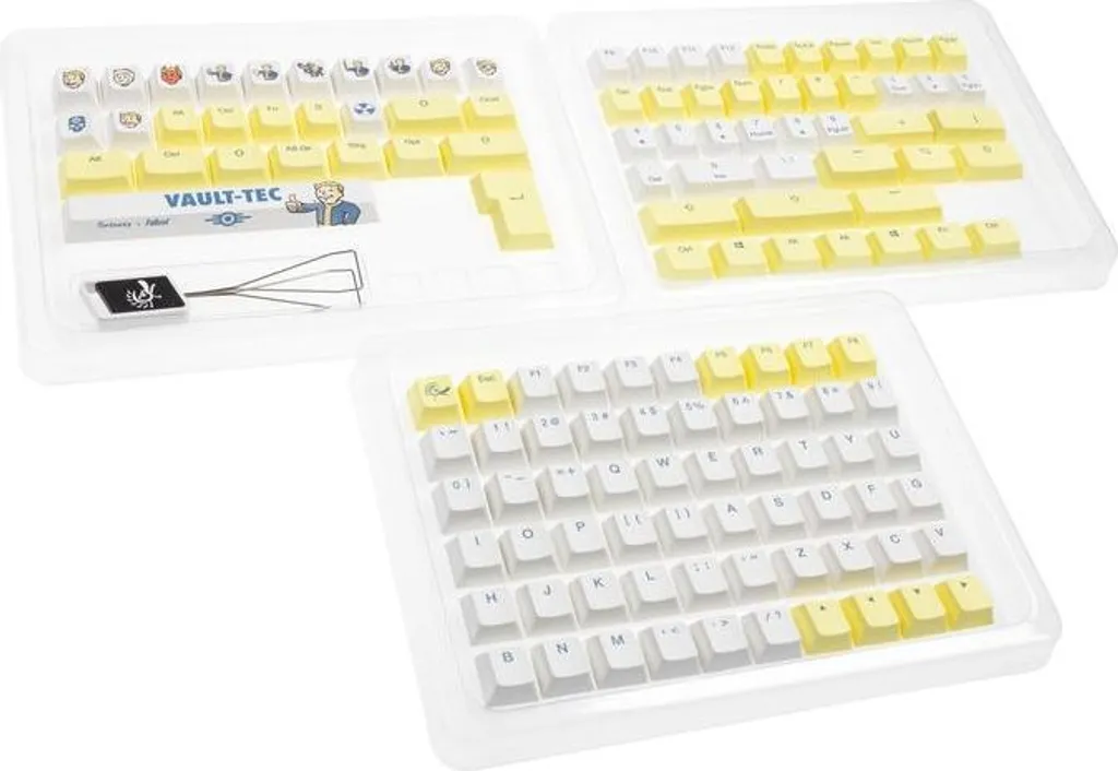 Remplacer touches clavier usées par Set Ducky DCA132-US Fallout ANSI