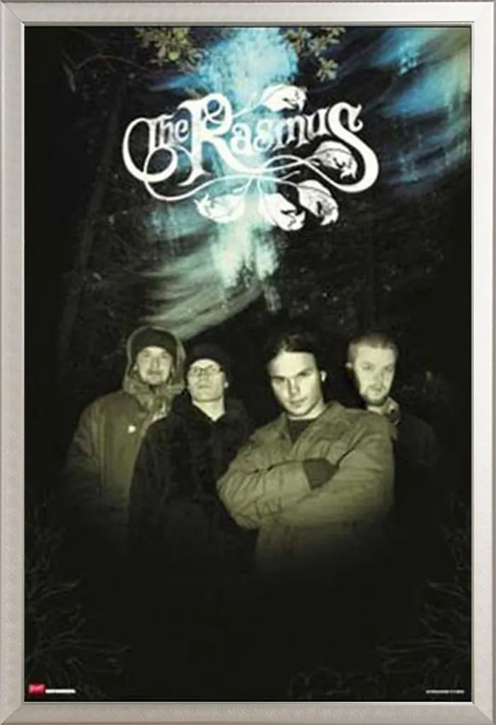 The Rasmus Poster Album avec Cadre Shinsuke Maxi en Aluminium Argenté