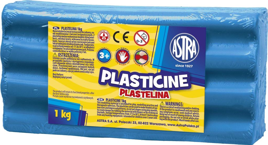 Plastilina 1kg Blu Astra Immagine del prodotto 