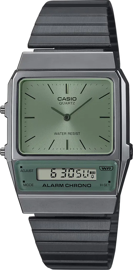 Casio AQ-800ECGG-3AEF Orologio Vintage Verde - Ritorno agli anni '80