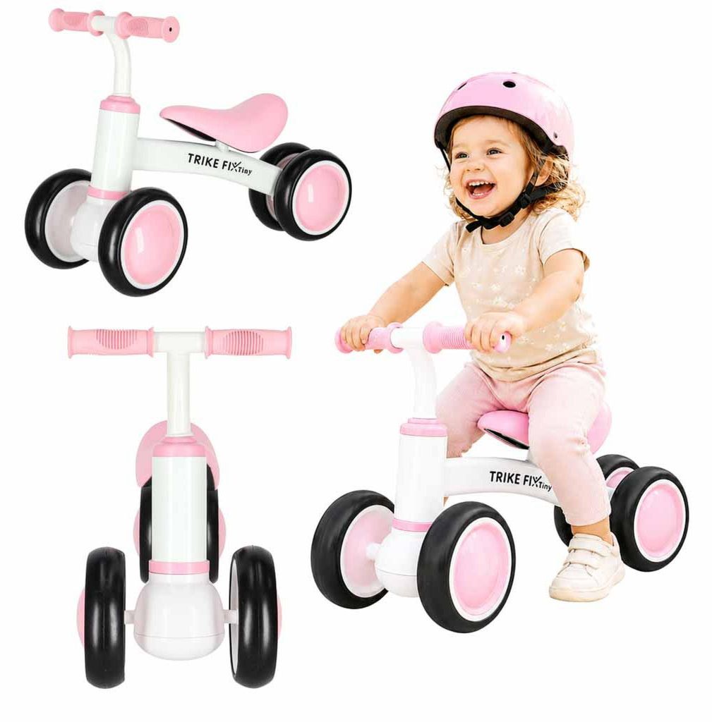 Bežecké koliesko Trike Fix Tiny V2 – ružové detské koliesko Obrázok produktu 