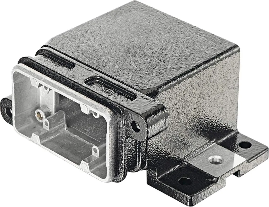 Embase de socle HARTING Han 6HPR pour câblage horizontal sécurisé M25
