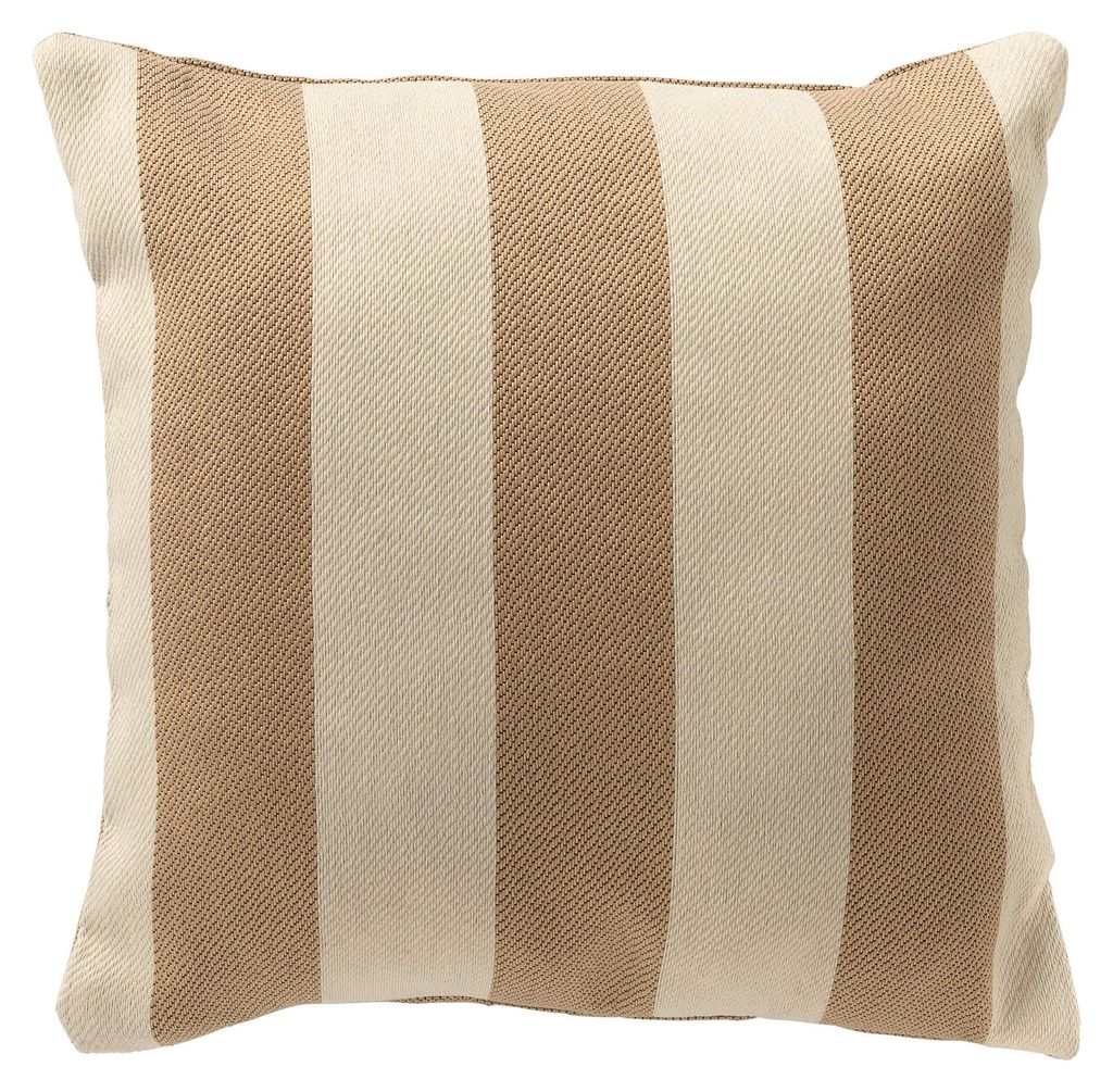 Dutch Decor Outdoor Kissenbezug Gestreift Cyrus 45x45 cm Braun