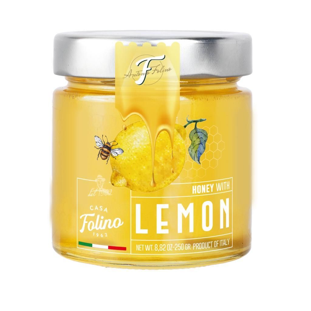 CasaFolino Akazienhonig mit Zitrone - Italienischer aromatisierter Honig