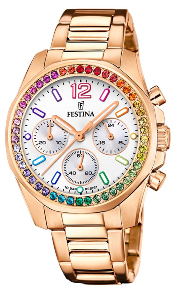 Festina F20639/2 Chronograph Uhr Damenuhr Edelstahl Chrono Produktbild 