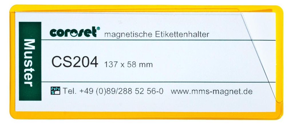 COROSET magnetische Etikettenhalter