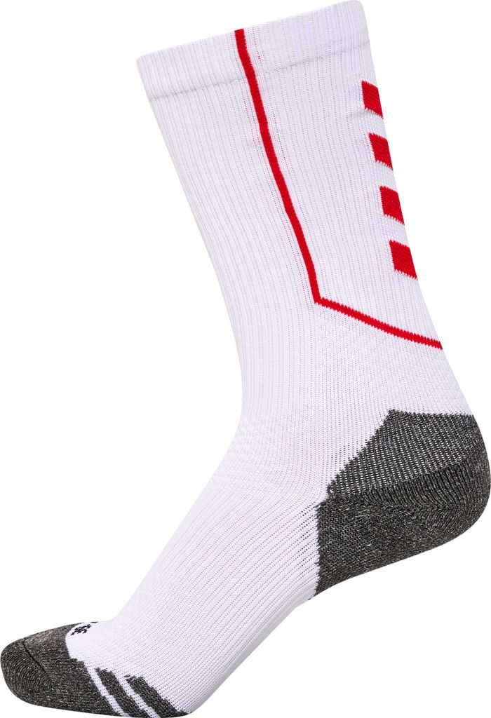 Hummel Pro Training Socken Low weiß rot Gr 27-30