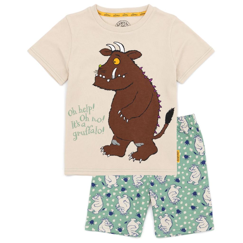 The Gruffalo - Schlafanzug mit Shorts für Kinder NS7575 Produktbild 3