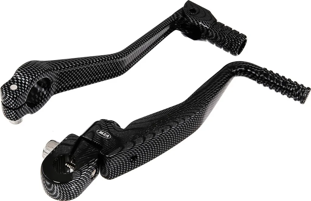 Levier Kickstarter et Sélecteur de Pied en Carbone au Design Sportif