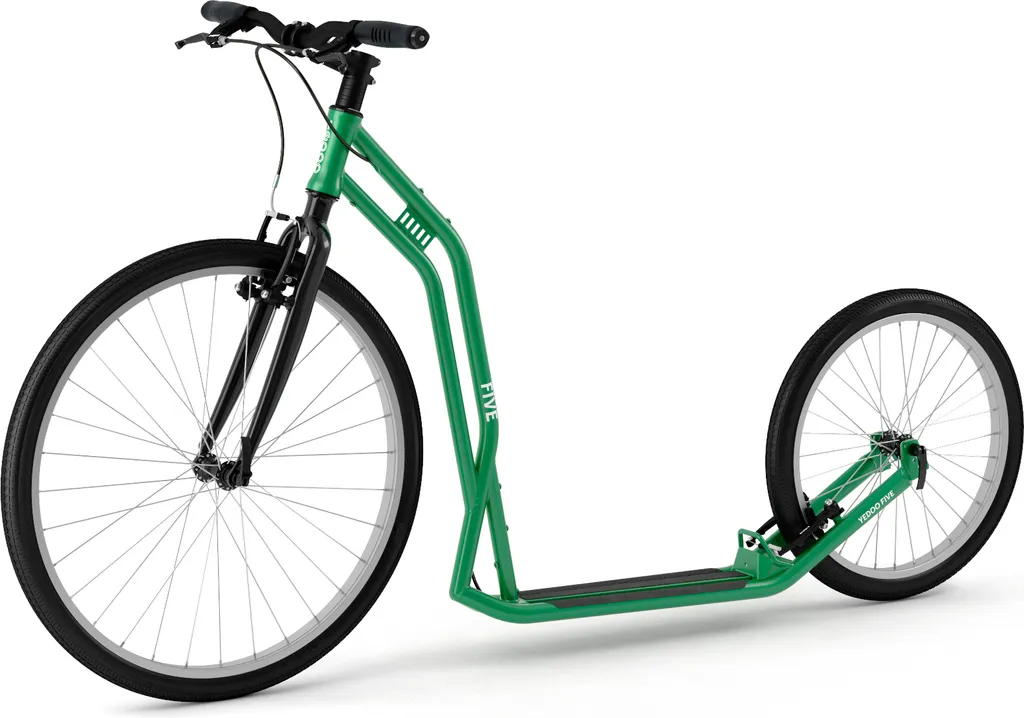 Trottinette de Ville Yedoo Five Numbers Green : Idéale pour vos Trajets