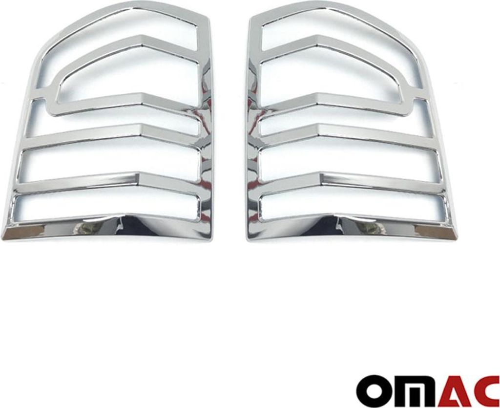 Rücklicht Leisten Heckleuchte für VW Multivan T5 2009-2015 Chrom ABS Silber 2tlg