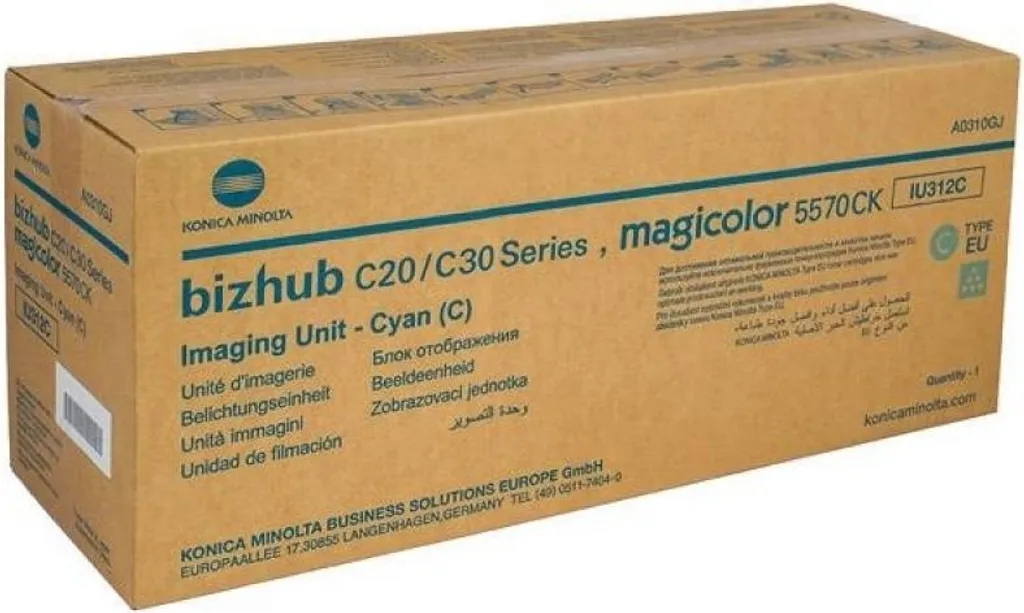 Konica Minolta IU312C Unità Immagine Ciano A0310GJ - Originale Bizhub