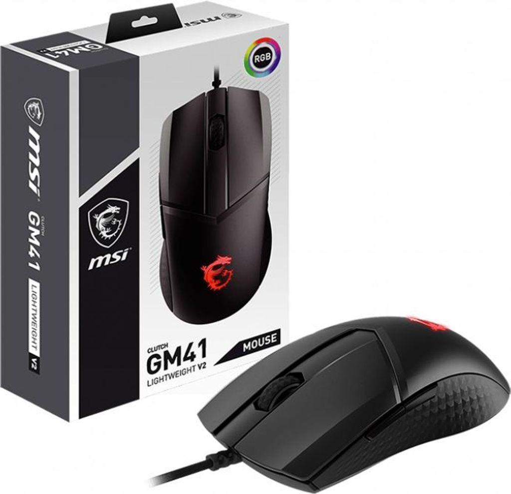 MSI | GM41 Lightweight V2 | Optyczna | Mysz dla graczy | Zdjęcie produktu 