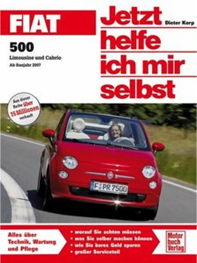 Voiture Fiat 500 Iconique en version Citadine Hybride et Élégante