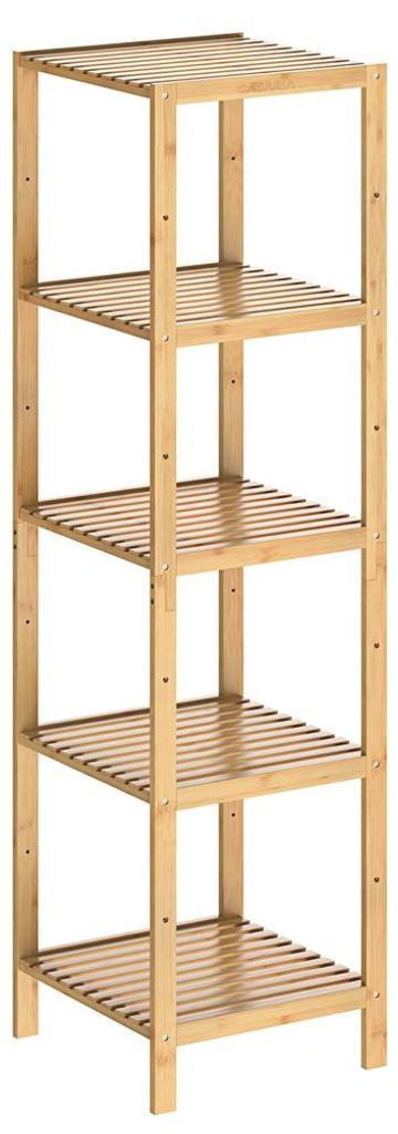 Casaria Scaffale per bagno in bambù 5 ripiani cucina Immagine del prodotto 