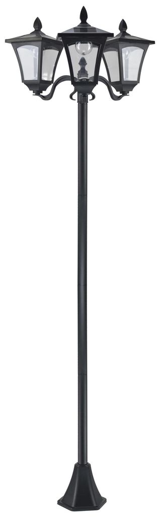 Outsunny Solar Gartenlaterne mit 3 flammig Solarlaterne 120 Produktbild 