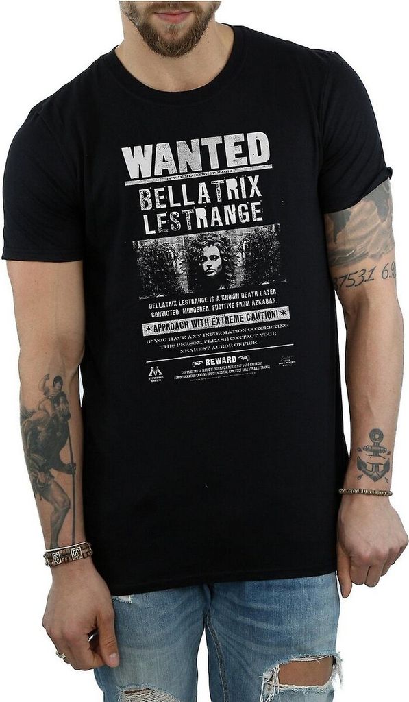 Harry Potter - T-Shirt für Herren BI1546 (XL) (Schwarz)