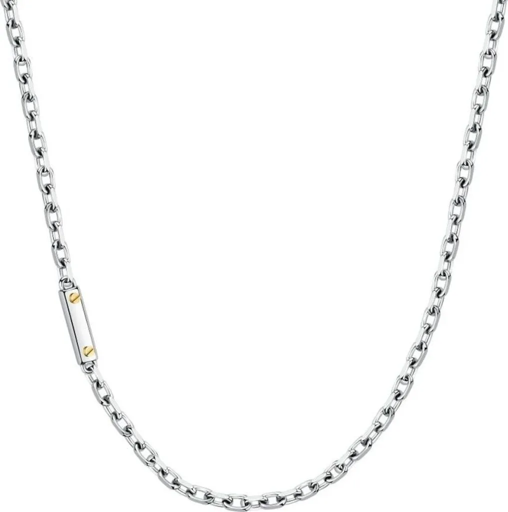 Collier acier Or SATM16 inoxydable et hypoallergénique - Éclat durable