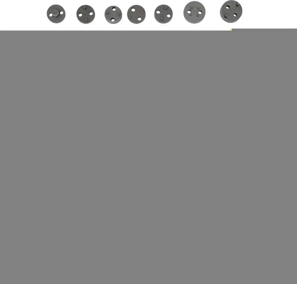 Rétracteur de Piston de Frein vidaXL 35 pcs en Acier Carbone Renforcé - 2