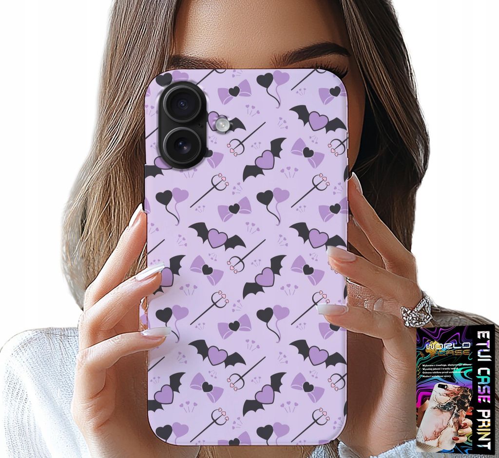 Fall Für Iphone 16 - Modische Designs Gabel Herzen Bogen Bögen