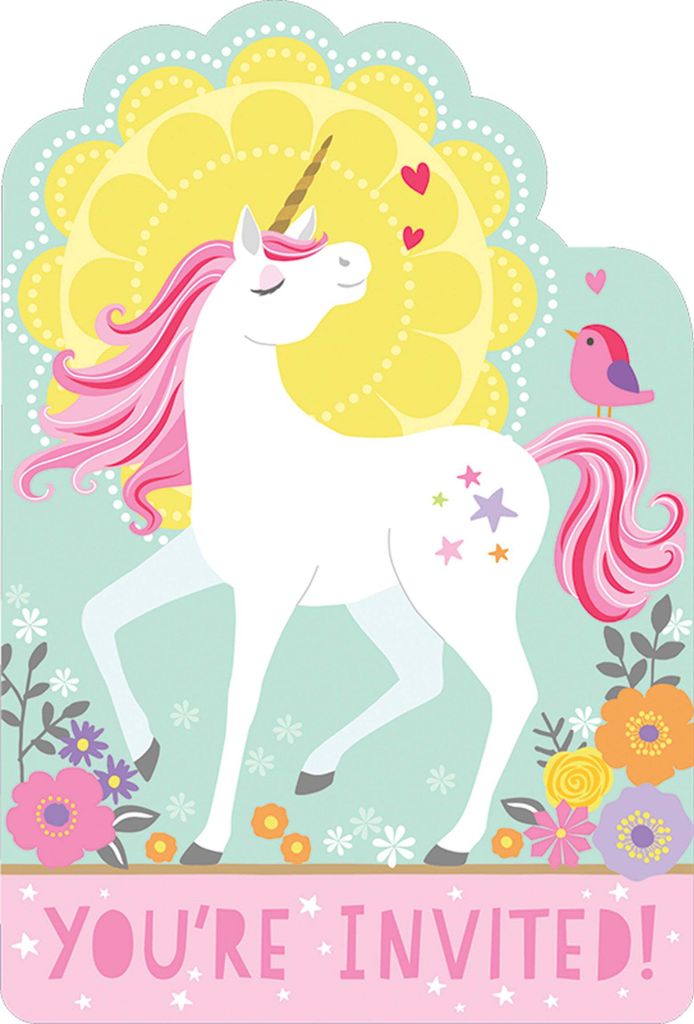 Einladungskarten & Umschläge Magical Unicorn