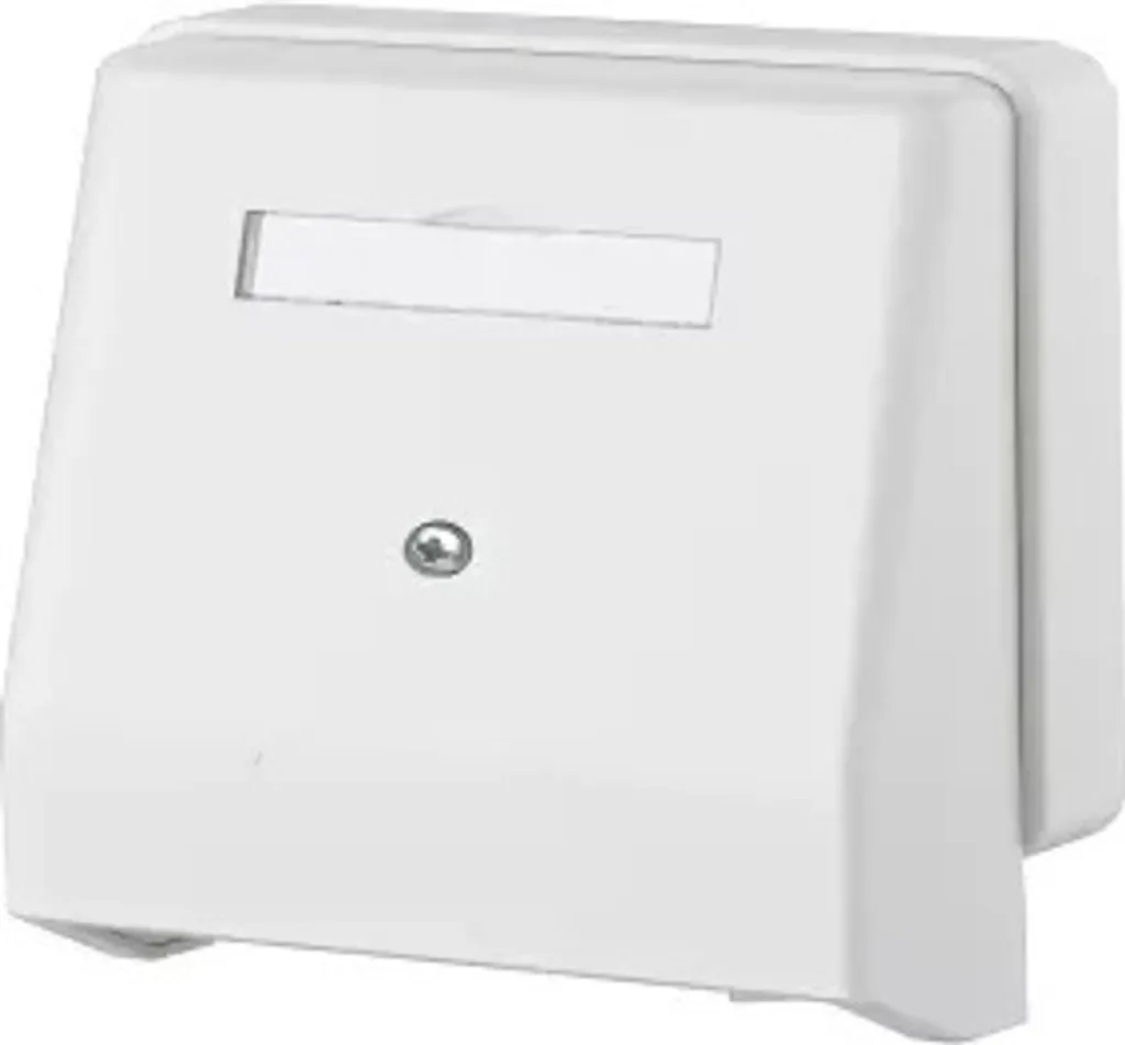Adaptateur fibre optique blanc METZ CONNECT pour installation réseau FTTH