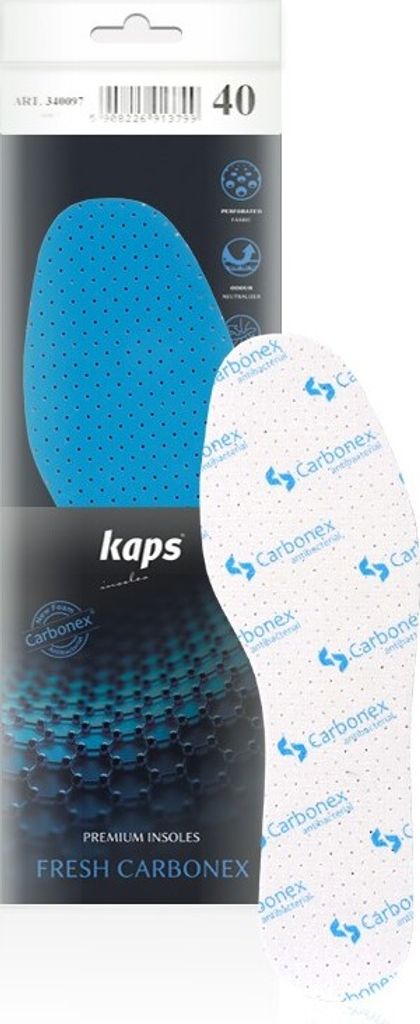 Kaps Fresh Carbonex Anti-Schweiß-Schuheinlagen - Größe 45 Produktbild 