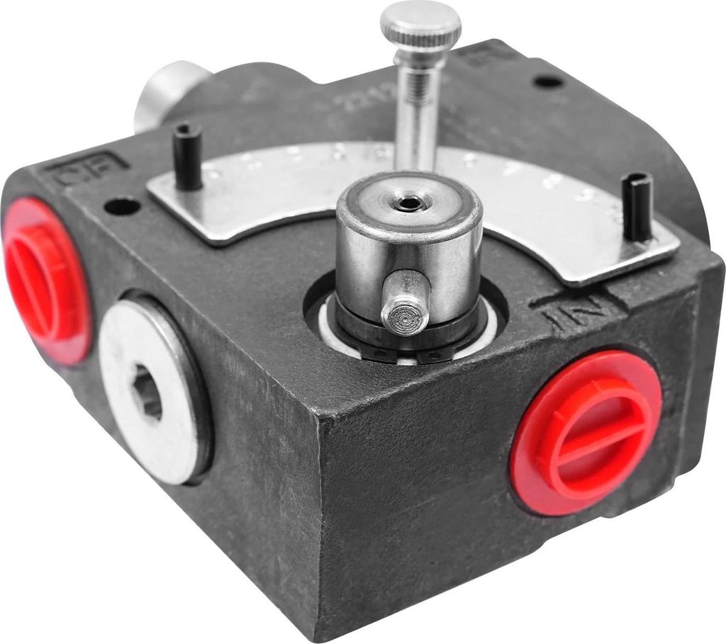 LKF-114 - Hydraulisches Durchflussregelventil - Einstellbar - 0,5–100 L/min - Max 115 L/min - NPT 1,9 cm - 500–3000 PSI