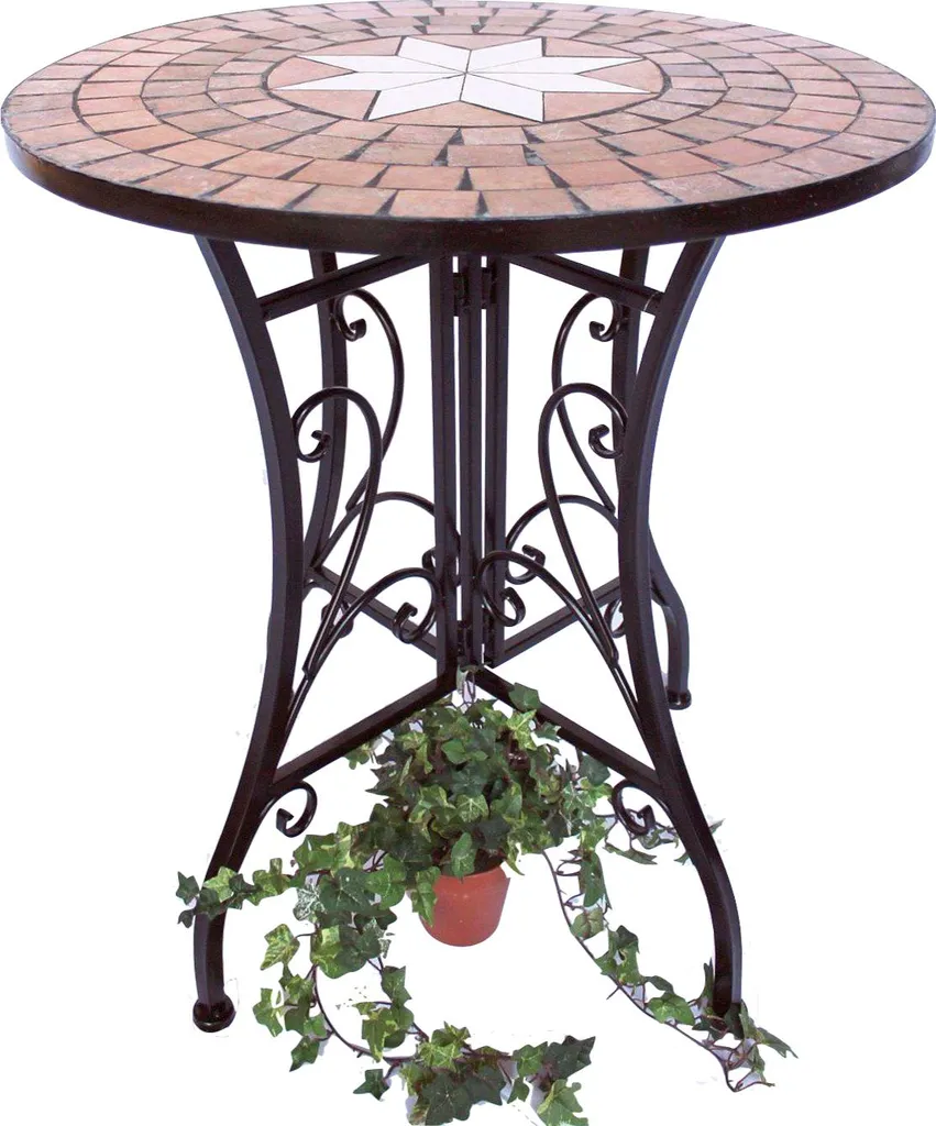 Table de Bistrot Mosaïque pour Balcon et Terrasse Déco Méditerranée