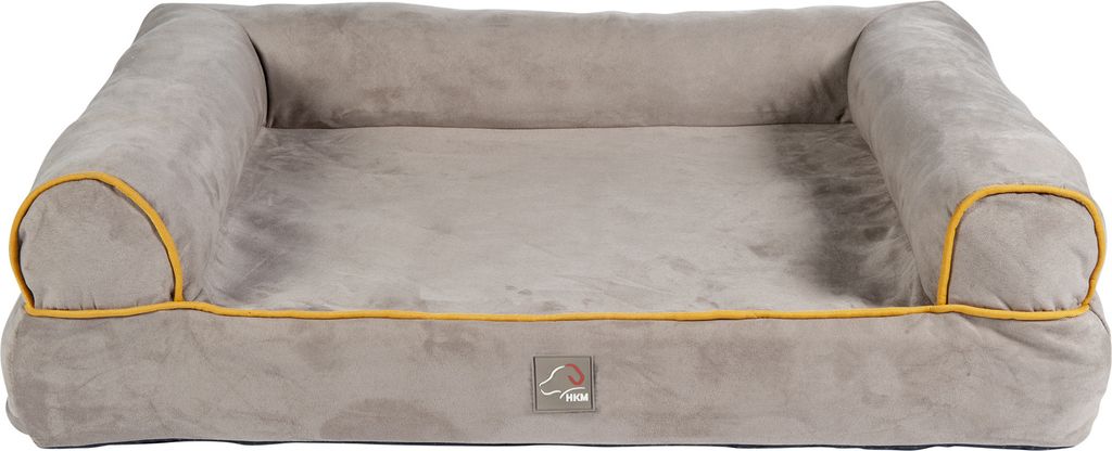 HKM Hundesofa Anam Cara, Farbe:taupe/goldgelb, Größe:M