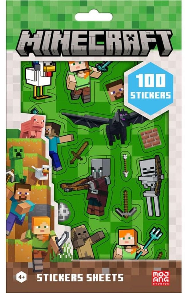 MINECRAFT Autocollants 100 pcs. Image du produit 