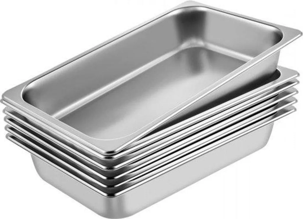Cuiseur vapeur électrique professionnel 13 litres en inox 6 bacs