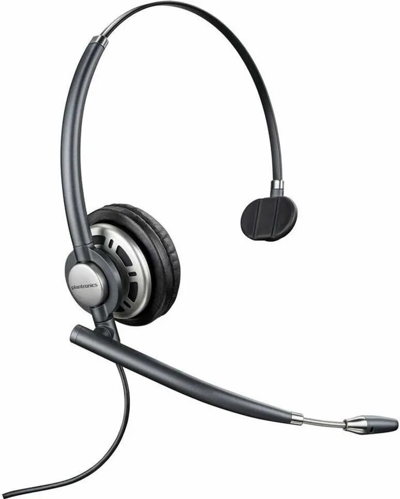 Poly EncorePro HW710 Casque Filaire Monophonique USB Noir et Argent