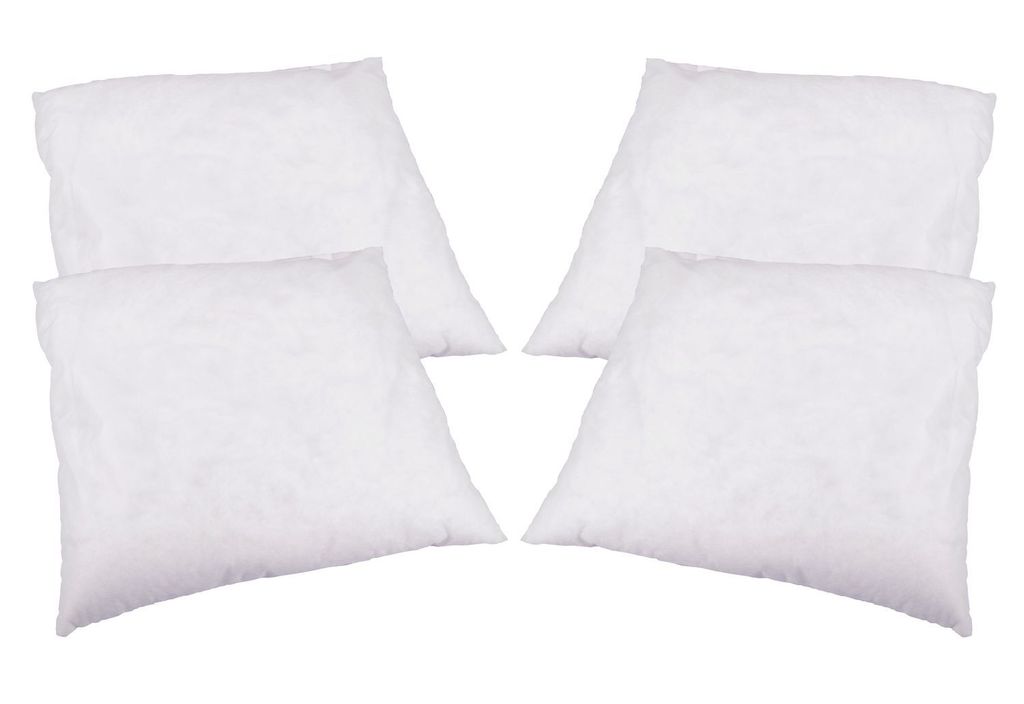 4x Dekokissen weiß 40x40 cm mit Füllung 100% Polyester | Produktbild 
