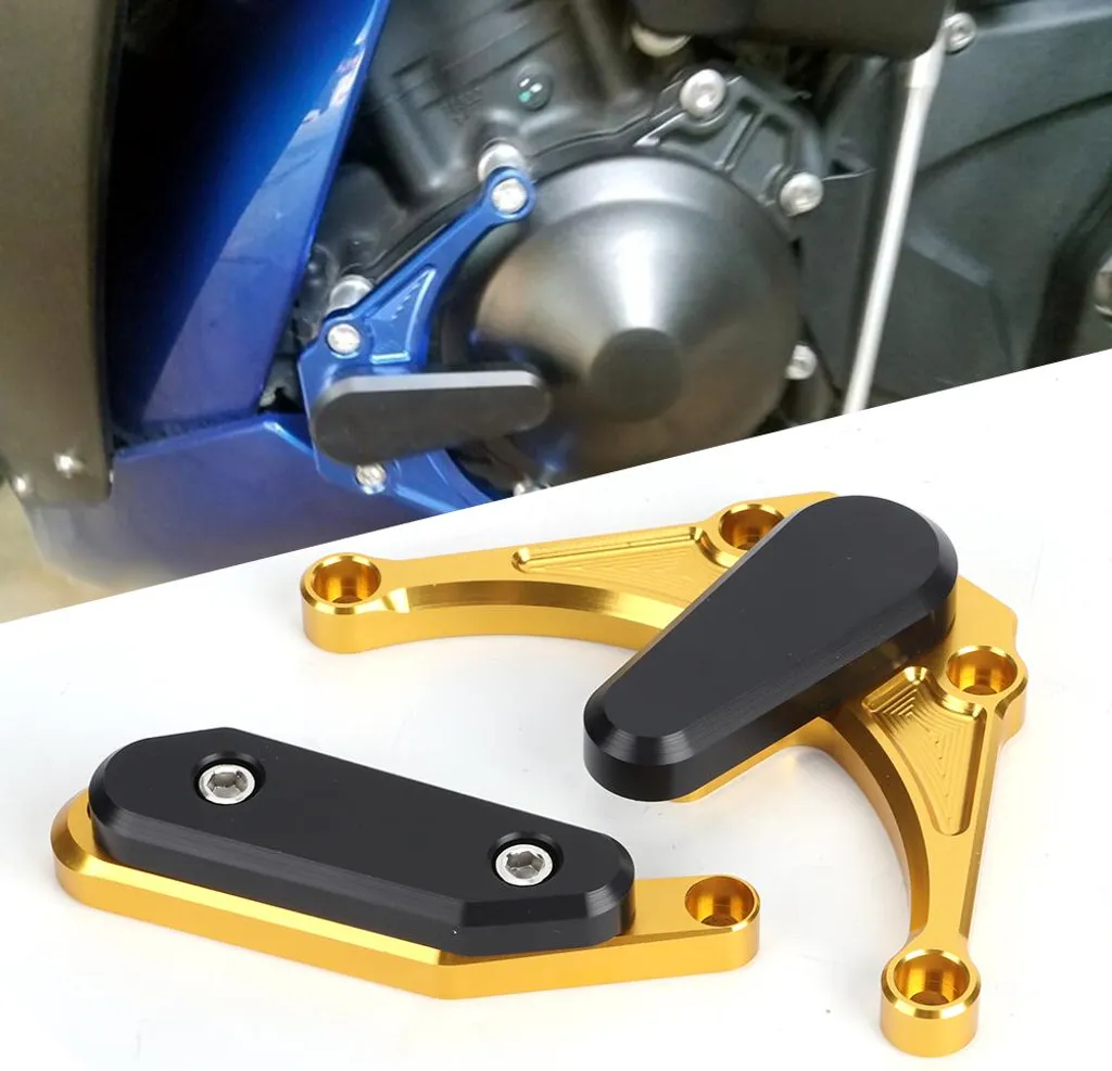 Protection Latérale Moteur Or pour Yamaha YZF R1 2009-2014 Crash Guard