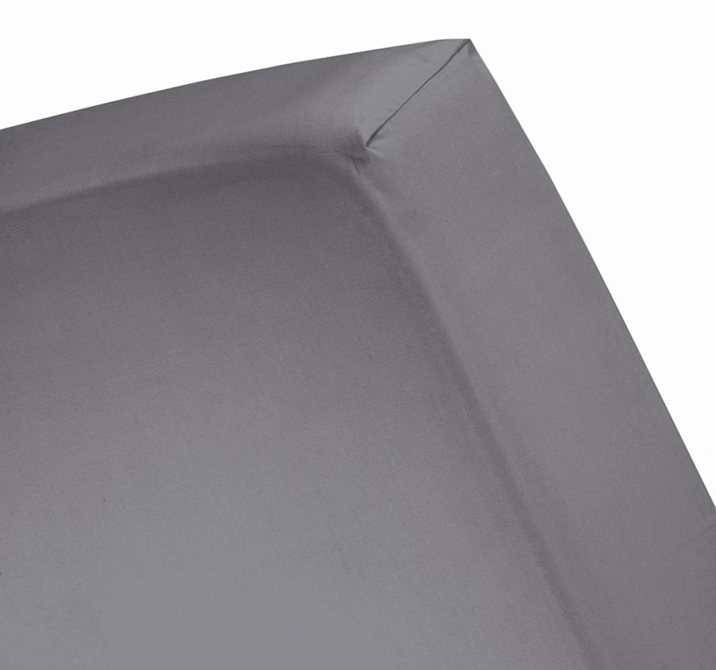 Cinderella Spannbettlaken Jersey (bis 25cm) - 180x200 cm - Anthrazit