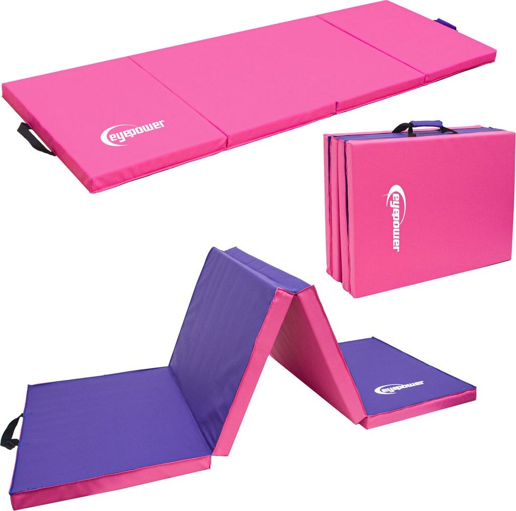 180x60 Klappbare Gymnastikmatte - 5cm dicke Turnmatte Produktbild 