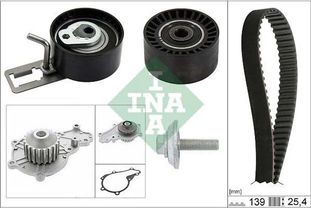 Évitez la Casse Moteur : Kit Distribution et Pompe à Eau INA 530057730
