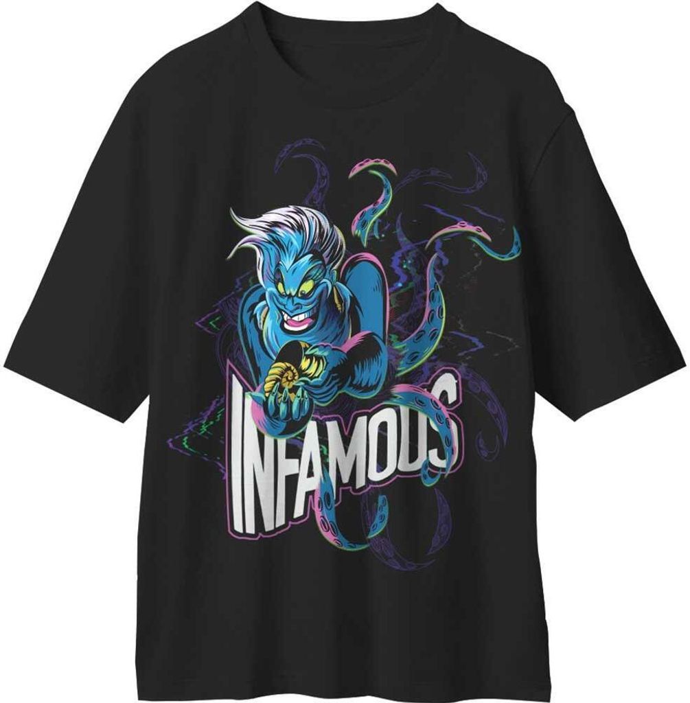 Little Mermaid - "Infamous Ursula" T-Shirt für Herren/Damen Uni RO4727 (L) (Schwarz)