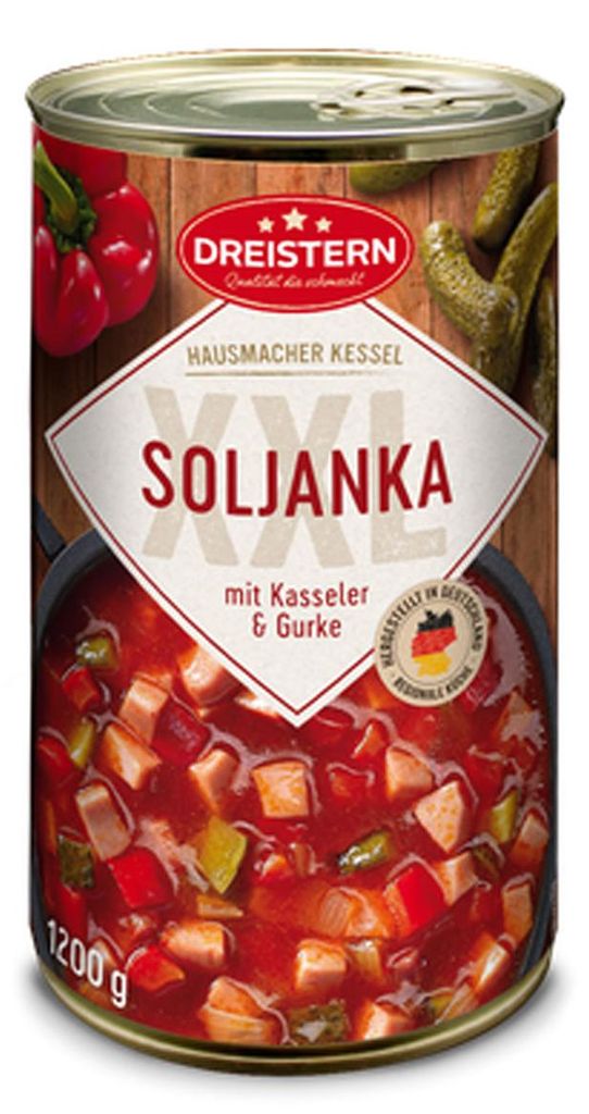 Dreistern Soljanka mit Kasseler und Gurken extra viel Produktbild 