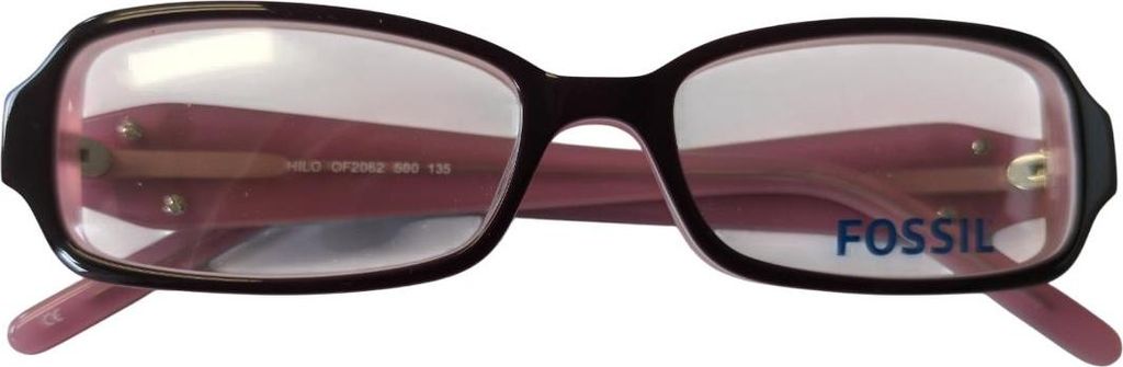 Fossil Korrektionsfassung Brille Kunststoff Violett 52/16/135 - OF2062500